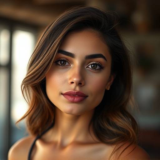 Portrait of Isabella Flores, the Head of Post-Production, with a focused and professional look.